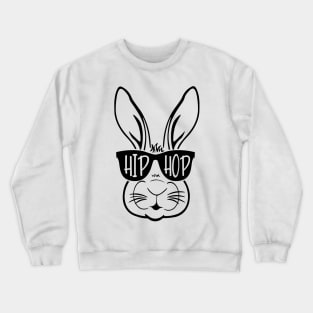 Hip Hop Bunny Shirt, Easter shirt, Unisex Easter shirt, Youth Toddler Easter shirt, Baby Easter tee, Funny Easter shirt, Family Easter tee Crewneck Sweatshirt